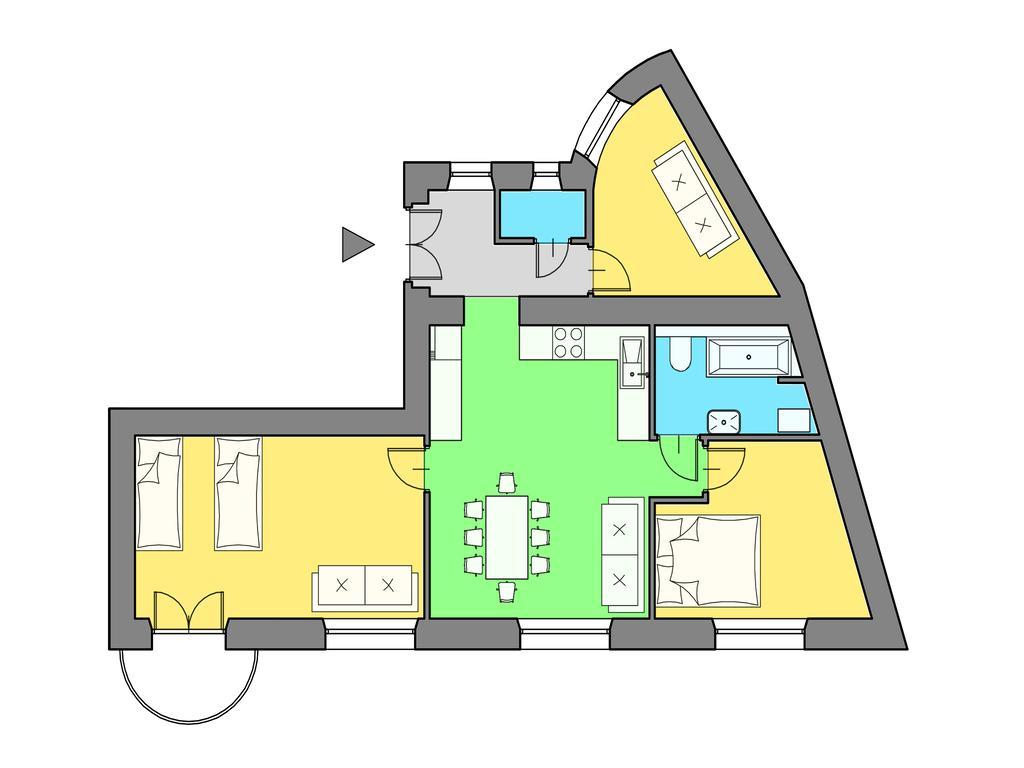 3D Royal Castle Apartament Kraków Pokój zdjęcie